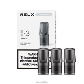 RELX Classic kapsüller | 8RZV2134 RELX Elektronik Sigara Kullanımı beyaz donma-buzlu sulu kar