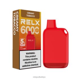 RELX Crush Pocket 6000 %5 yüksek nic | 8RZV2172 RELX Likit kremalı tütün
