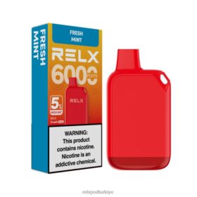 RELX Crush Pocket 6000 %5 yüksek nic | 8RZV2173 RELX Türkiye taze nane