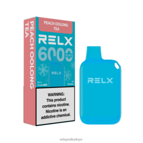 RELX Crush Pocket 6000 buzlu | 8RZV2154 RELX Likit şeftali oolong çayı