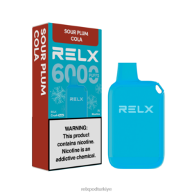RELX Crush Pocket 6000 buzlu | 8RZV2163 RELX Likit ekşi erik kola