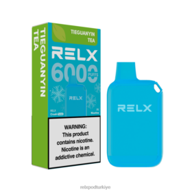 RELX Crush Pocket 6000 buzlu | 8RZV2166 RELX Elektronik Sigara Fiyat Tiguanyin çayı