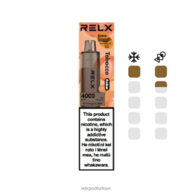 RELX MagicGo 4000 tek kullanımlık vape | 8RZV2149 RELX Vape Disposable tütün (kehribar)