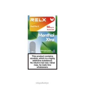 RELX pod pro 2 - 3 bölme | 8RZV2101 RELX Türkiye mentol xtra