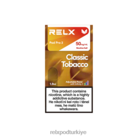 RELX pod pro 2 - 3 bölme | 8RZV2110 RELX Türkiye klasik tütün